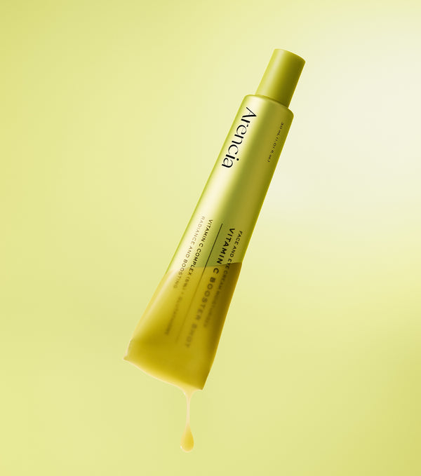 ARENCIA Vitamin C Booster Shot 30ml – Concentrado Facial Iluminador de Alta Potencia con Vitamina C Pura y Ferulic Acid
