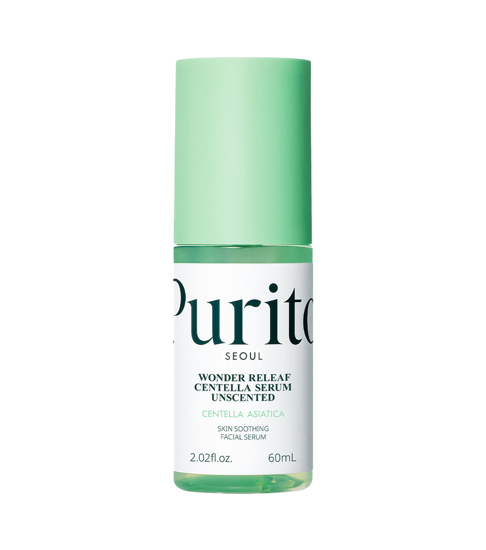 PURITO Wonder Releaf Centella Serum Unscented 60ml – Serum Facial Calmante e Hidratante con Centella Asiática Coreana
