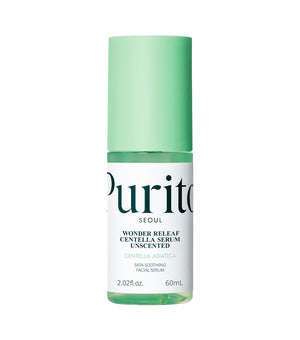 PURITO Wonder Releaf Centella Serum Unscented 60ml – Serum Facial Calmante e Hidratante con Centella Asiática Coreana