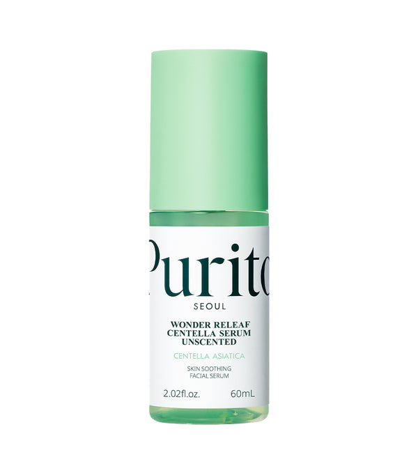 PURITO Wonder Releaf Centella Serum Unscented 60ml – Serum Facial Calmante e Hidratante con Centella Asiática Coreana
