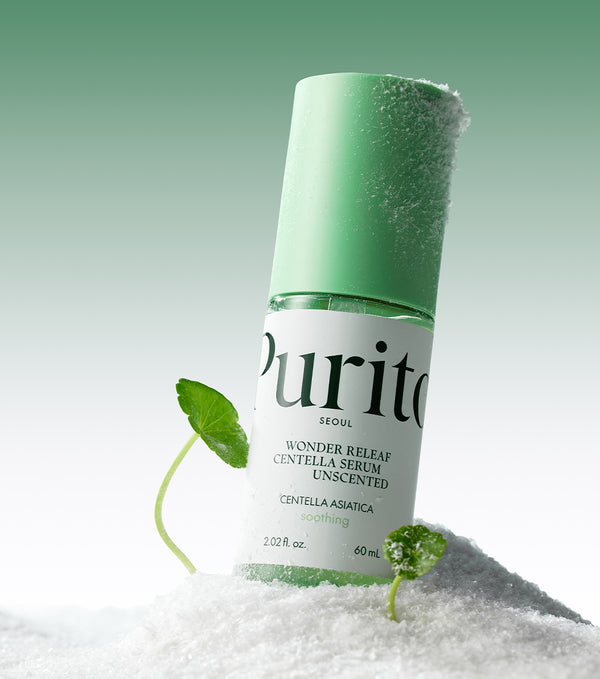 PURITO Wonder Releaf Centella Serum Unscented 60ml – Serum Facial Calmante e Hidratante con Centella Asiática Coreana