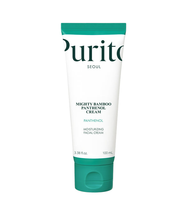 PURITO Mighty Bamboo Panthenol Cream 100ml – Crema Facial Hidratante y Reparadora con Pantenol al 10%