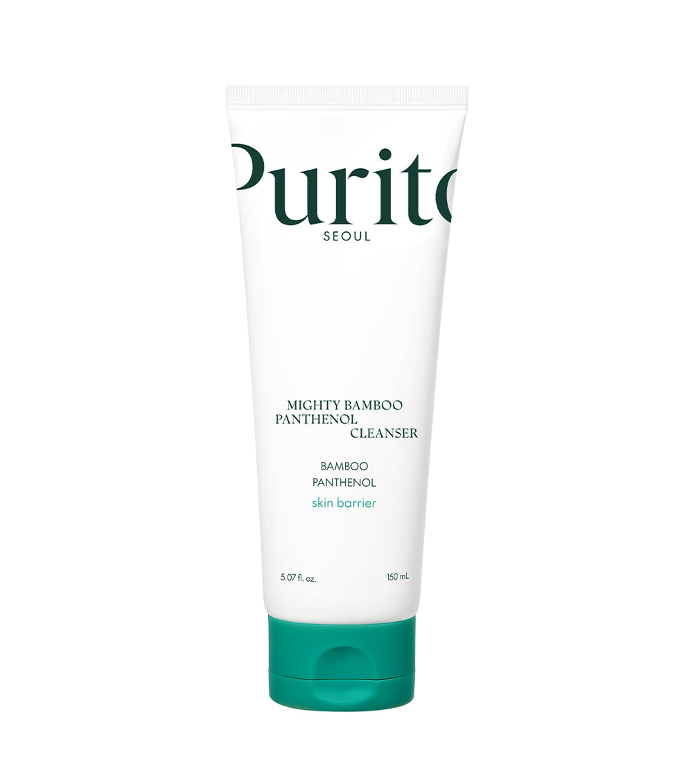 PURITO Mighty Bamboo Panthenol Cleanser 150ml – Limpiador Facial de pH Bajo con Pantenol y Extracto de Bambú