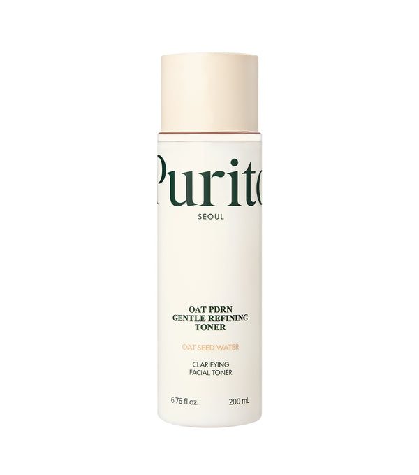 PURITO Oat Pdrn Gentle Refining Toner 200ml – Tónico Facial Exfoliante Suave con Agua de Semilla de Avena