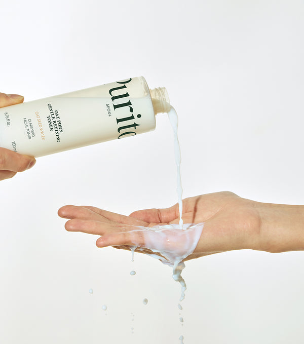 PURITO Oat Pdrn Gentle Refining Toner 200ml – Tónico Facial Exfoliante Suave con Agua de Semilla de Avena