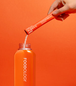 FOODOLOGY Burningology Tea 15 Sticks – Suplemento Termogénico y Probiótico con Extracto de Mango Africano