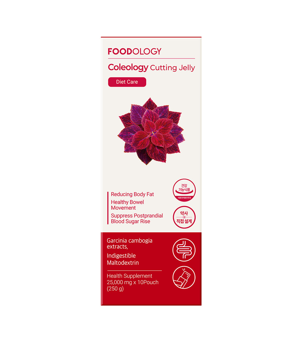 FOODOLOGY Coleology Cutting Jelly 10 Sticks – Suplemento Masticable para Control de Peso con Extractos Botanicos