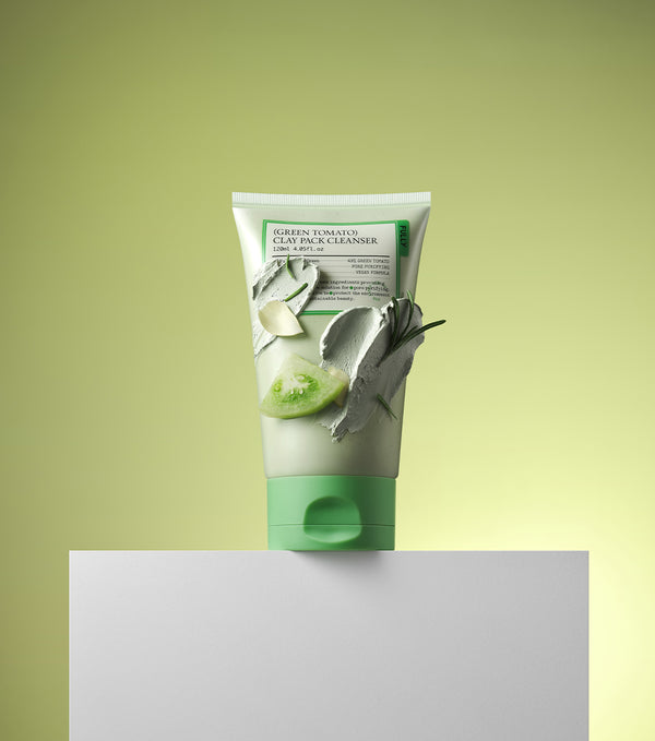 FULLY Green Tomato Clay Mask Cleanser 120ml – Limpiador y Mascarilla de Arcilla Purificante con Tomate Verde
