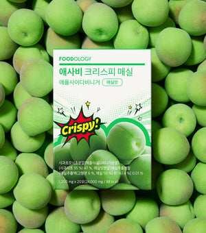 FOODOLOGY Apple Cider Vinegar Crispy 60 Masticables – Suplemento Digestivo Masticable con Vinagre de Sidra de Manzana