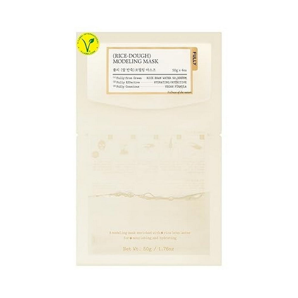 FULLY Rice-Dough Modeling Mask  – Mascarilla Modeladora Hidratante y Calmante con Agua de Salvado de Arroz