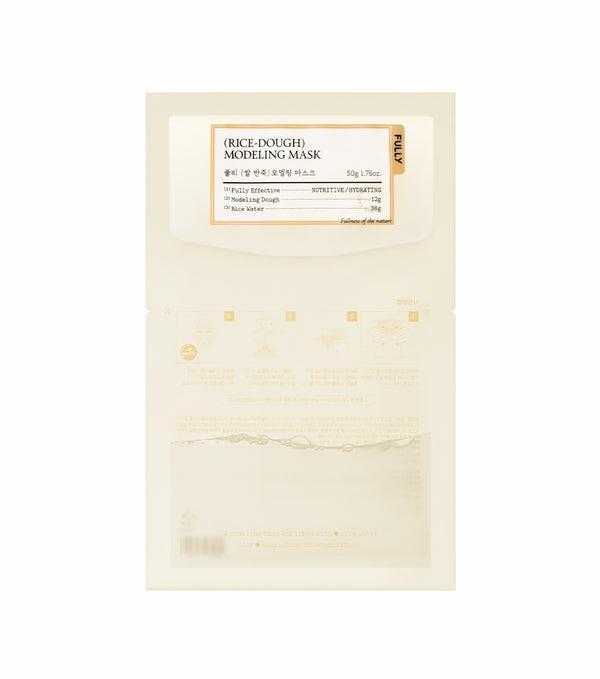 FULLY Rice-Dough Modeling Mask  – Mascarilla Modeladora Hidratante y Calmante con Agua de Salvado de Arroz