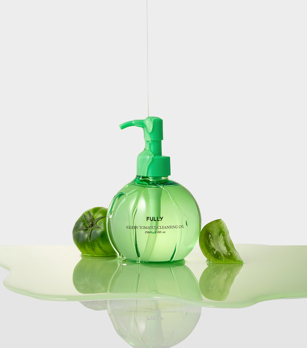 FULLY Green Tomato Cleansing Oil 250ml – Aceite Limpiador Purificante y Desmaquillante con Tomate Verde