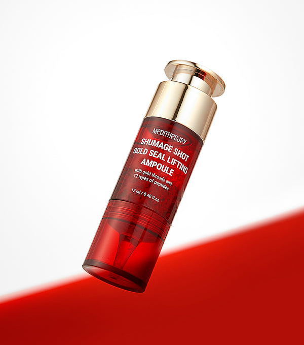 MEDITHERAPY Shumage Shot Gold Seal Lifting Ampoule 12ml – Ampolla Reafirmante Efecto Hilos con Oro Coloidal