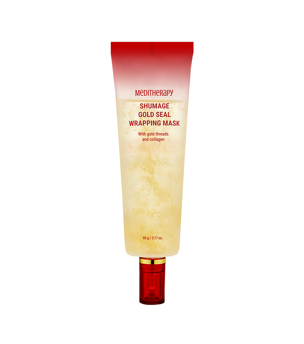 MEDITHERAPY Shumage Gold Seal Wrapping Mask 90g – Mascarilla Peel-off Reafirmante con Oro y Colágeno