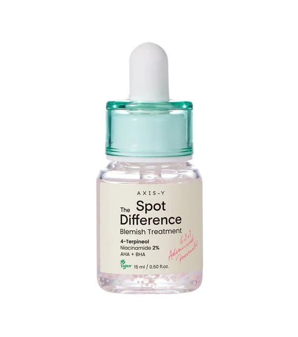 AXIS-Y Spot The Difference Blemish Treatment 15ml – Tratamiento Focalizado para Imperfecciones con Extracto de Árbol de Té