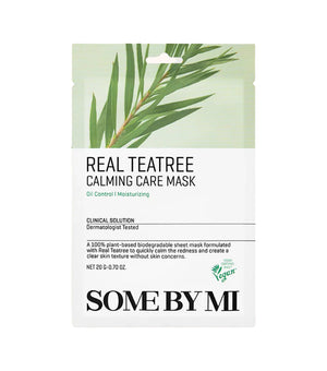 Some By Mi Real Teatree Calming Care Mask 20g – Mascarilla Facial Calmante Con Árbol De Té