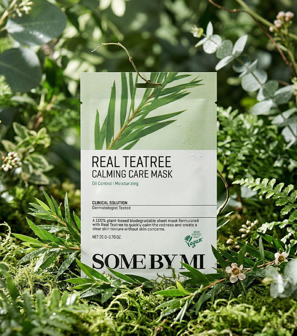 Some By Mi Real Teatree Calming Care Mask 20g – Mascarilla Facial Calmante Con Árbol De Té