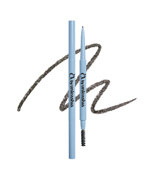 A BY UNLEASHIA Real Fine 1mm Eyebrow Pencil 0.05g – Lápiz de Cejas Ultra Fino con Aceite de Soja Hidrogenado