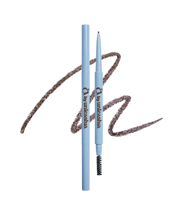 A BY UNLEASHIA Real Fine 1mm Eyebrow Pencil 0.05g – Lápiz de Cejas Ultra Fino con Aceite de Soja Hidrogenado
