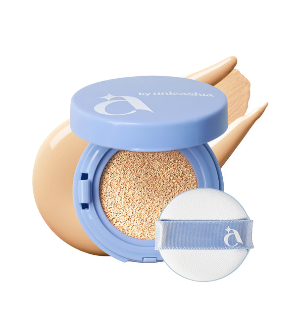 A BY UNLEASHIA Hey Dew Blue Cushion 6g – Base de Maquillaje Hidratante con Bakuchiol y Ácido Hialurónico