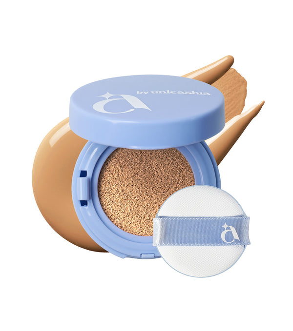 A BY UNLEASHIA Hey Dew Blue Cushion 6g – Base de Maquillaje Hidratante con Bakuchiol y Ácido Hialurónico