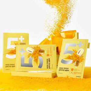 NUMBUZIN No.5+ Glutathione Vitamin Concentrated Mask 1u – Mascarilla Iluminadora y Antimanchas con Glutatión y Vitamina C