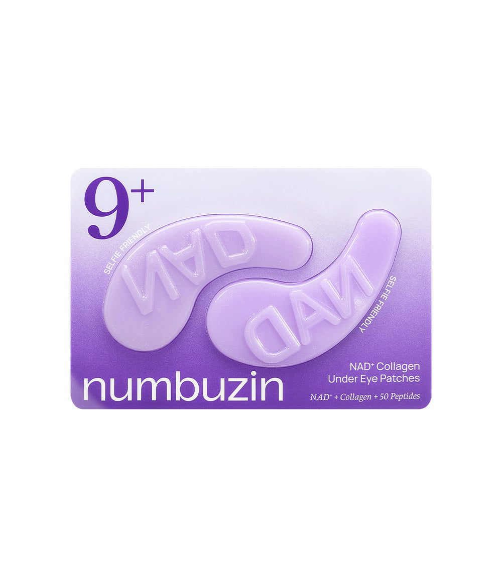 NUMBUZIN No.9 Nad+ Collagen Under Eye Patches 5EA – Parches para Ojos Revitalizantes con Colágeno de Bajo Peso Molecular