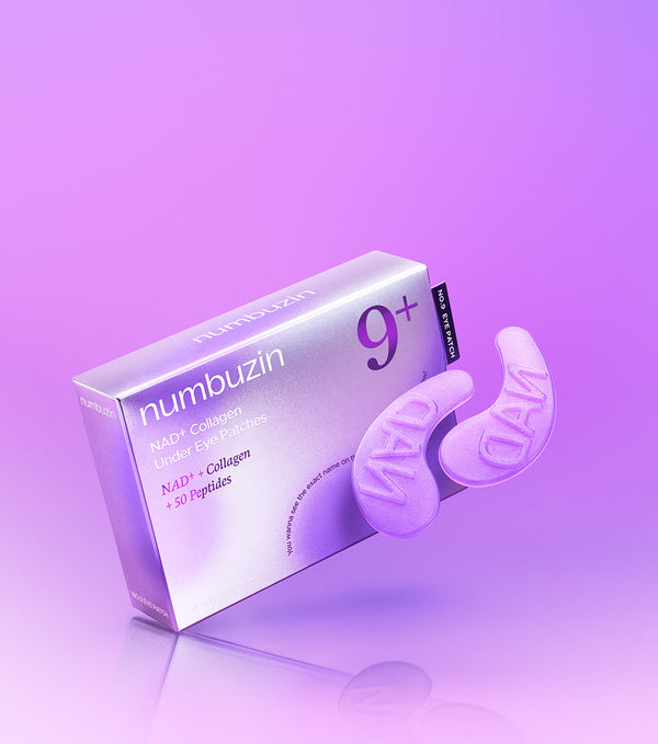 NUMBUZIN No.9 Nad+ Collagen Under Eye Patches 5EA – Parches para Ojos Revitalizantes con Colágeno de Bajo Peso Molecular