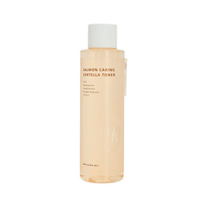 HEVEBLUE Salmon Caring Centella Toner 200ml – Tónico Facial Hidratante Calmante con PDRN de Salmón y Centella