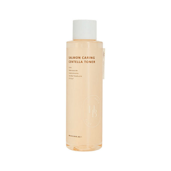 HEVEBLUE Salmon Caring Centella Toner 200ml – Tónico Facial Hidratante Calmante con PDRN de Salmón y Centella