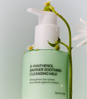JUMISO D-Panthenol Barrier Soothing Cleansing Milk 300ml – Leche Limpiadora Calmante y Reparadora con D-Pantenol