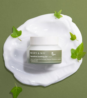 MARY&MAY Sensitive Soothing Gel Cream 70g – Crema Gel Calmante y Anti-imperfecciones con Houttuynia