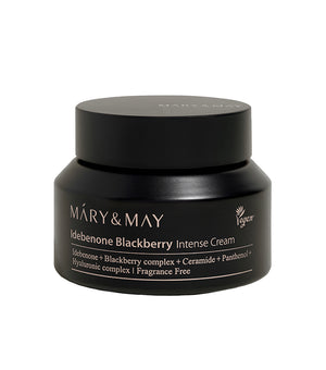 MARY&MAY Idebenone Blackberry Intense Cream 70g – Crema Antioxidante y Reafirmante con Idebenona