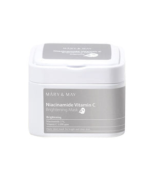 MARY&MAY Niacinamide Vitamin C Brightening Mask 30u – Mascarilla Facial Iluminadora y Antimanchas con Vitamina C