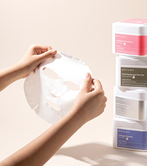 MARY&MAY Niacinamide Vitamin C Brightening Mask 30u – Mascarilla Facial Iluminadora y Antimanchas con Vitamina C