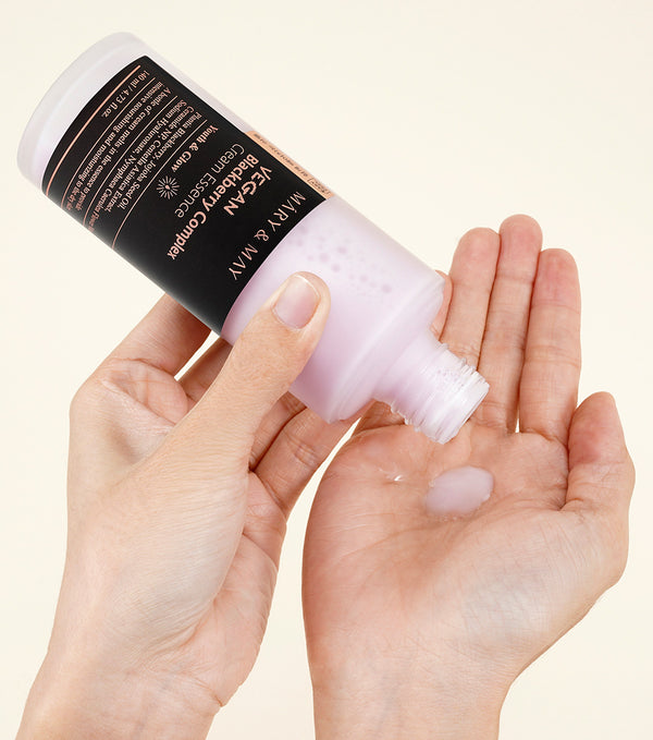 MARY&MAY Vegan Blackberry Complex Cream Essence 140ml – Esencia Hidratante y Antioxidante con Blackberry Extract