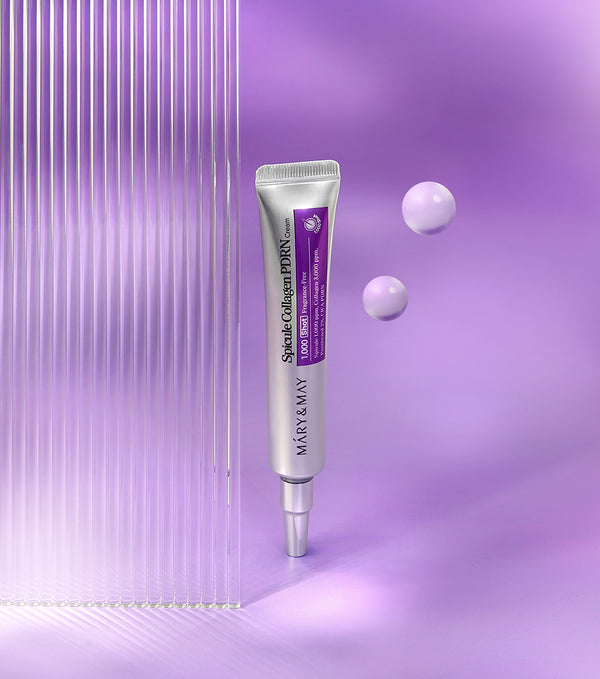 MARY&MAY Spicule Collagen PDRN Cream 15g – Crema Renovadora y Reafirmante con Colágeno Marino