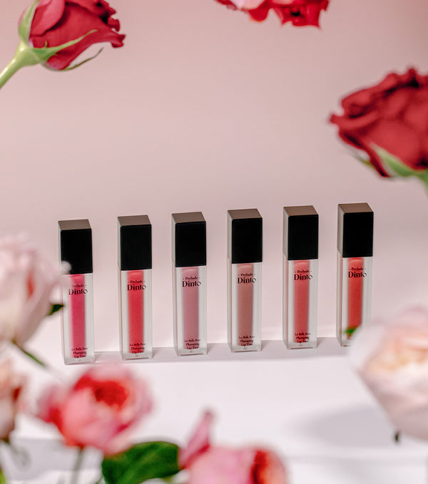 DINTO PRELUDE La Belle Rose Plumping Lip Tint 5g – Tinta de Labios Hidratante Efecto Plumping con Extracto de Rosa