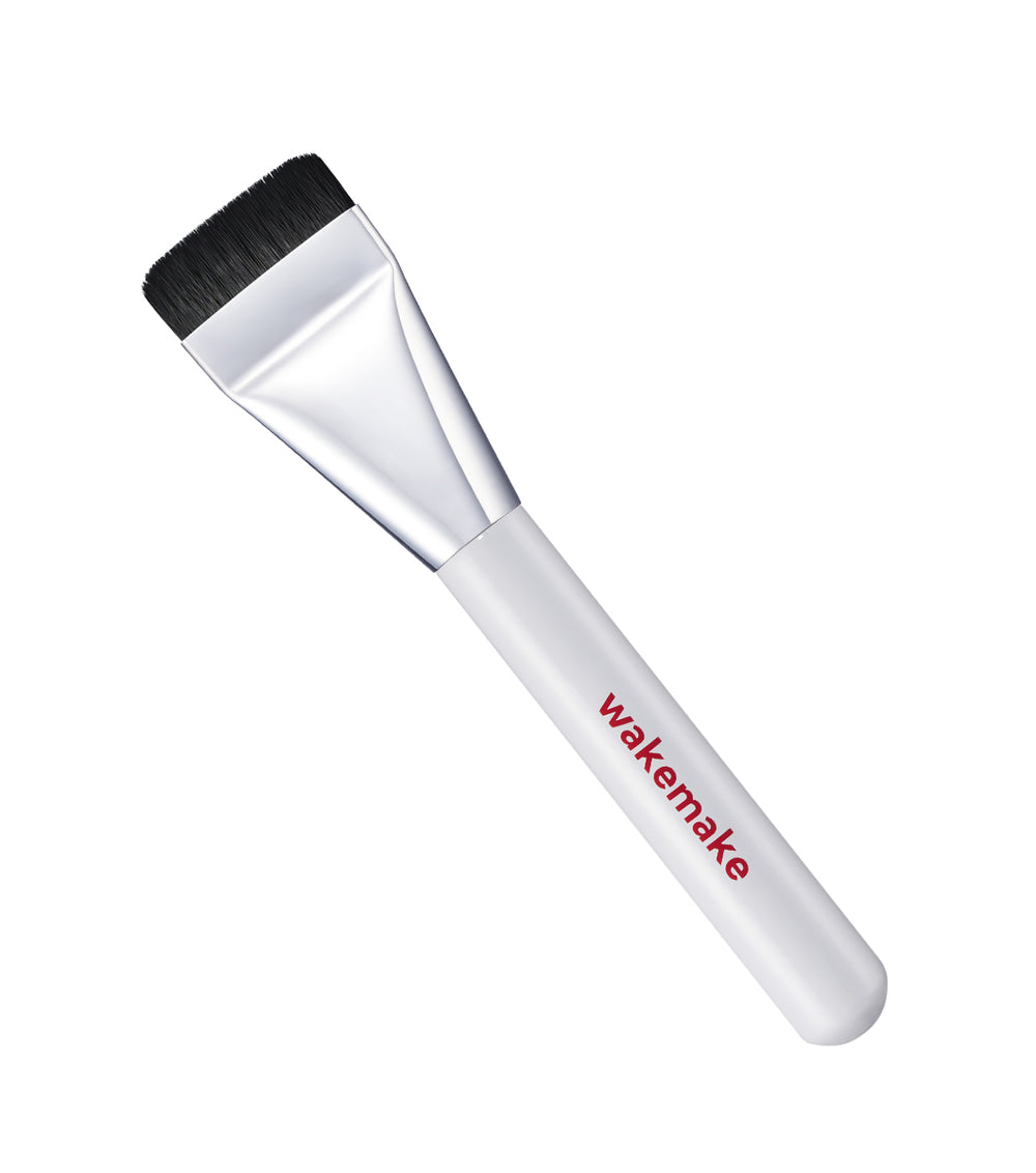 Wakemake Spatula Wide Foundation Brush 1u – Brocha Para Base De Maquillaje De Alta Precisión Con Fibras Sintéticas Premium