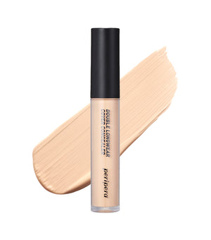 PERIPERA Double Longwear Cover Concealer 5.5g – Corrector de Alta Cobertura con Aqua Fitting System