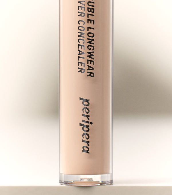 PERIPERA Double Longwear Cover Concealer 5.5g – Corrector de Alta Cobertura con Aqua Fitting System