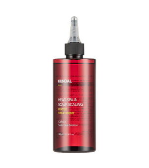 KUNDAL Head Spa & Scalp Scaling Caffeine Water Treatment 300ml – Tratamiento Capilar Anticaída y Calmante con Cafeína