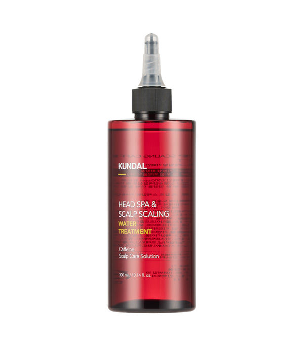 KUNDAL Head Spa & Scalp Scaling Caffeine Water Treatment 300ml – Tratamiento Capilar Anticaída y Calmante con Cafeína