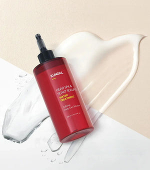 KUNDAL Head Spa & Scalp Scaling Caffeine Water Treatment 300ml – Tratamiento Capilar Anticaída y Calmante con Cafeína