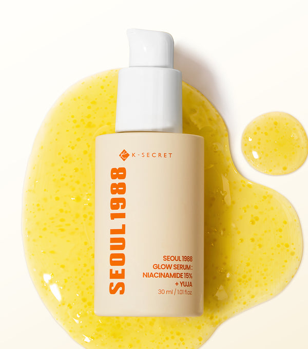 K-SECRET Seoul 1988 Glow Serum: Niacinamide 15% + Yuja 30ml – Sérum Iluminador y Antimanchas con Niacinamida