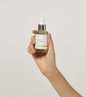 IUNIK Tea Tree Relief Serum 50ml – Sérum Facial Calmante y Antimanchas con Árbol de Té y Centella
