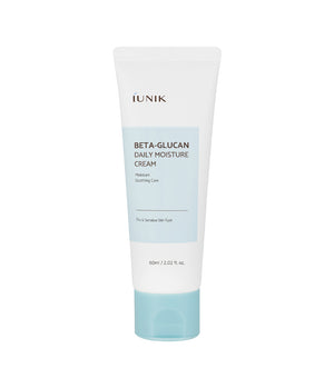 IUNIK Beta Glucan Daily Moisture Cream 60ml – Crema Facial Hidratante Diaria y Reparadora con Beta-Glucano