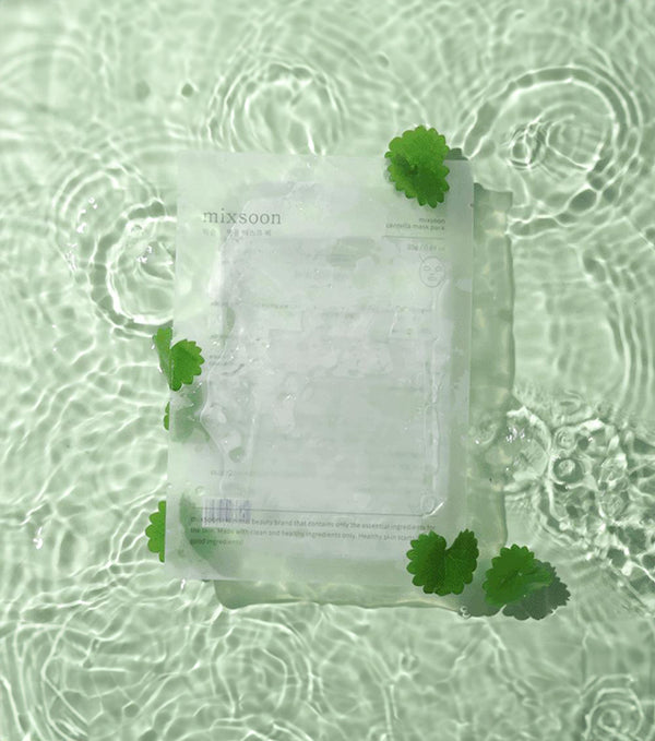 MIXSOON Centella Mask Pack 1u – Mascarilla Calmante y Reparadora con Centella Asiática
