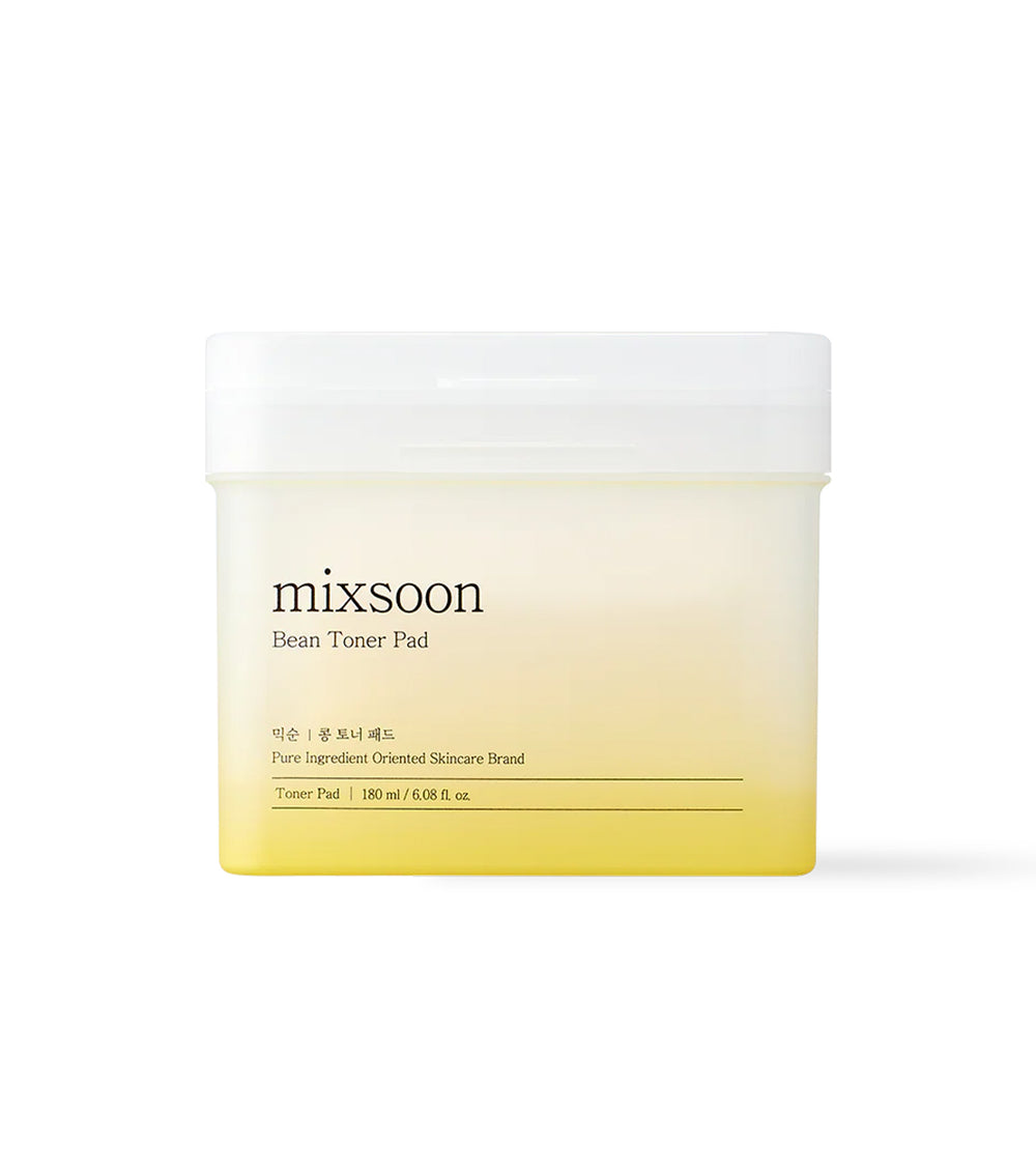 MIXSOON Bean Toner Pad 70u – Discos Tonificantes Hidratantes con Extracto de 7 Legumbres