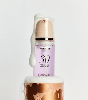 MENOKIN 30 Seconds Quick Bubble Mask Repair 95ml – Mascarilla Facial Reparadora con Liposomas de EGF